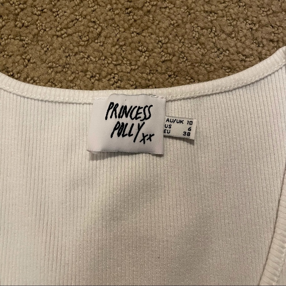 Princess Polly Cropped Ribbed Tee - Picture 4 of 4